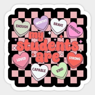 Valentines Day Teacher Sticker